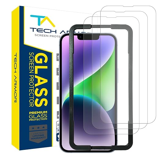 Best iPhone 13 Pro Max Tempered Glass Screen Protector with Price Details 2 Tech Armor Ballistic Glass Screen Protector Designed for Apple NEW iPhone 13 Pro Max 6.7 Inch 3 Pack Tempered Glass 2021