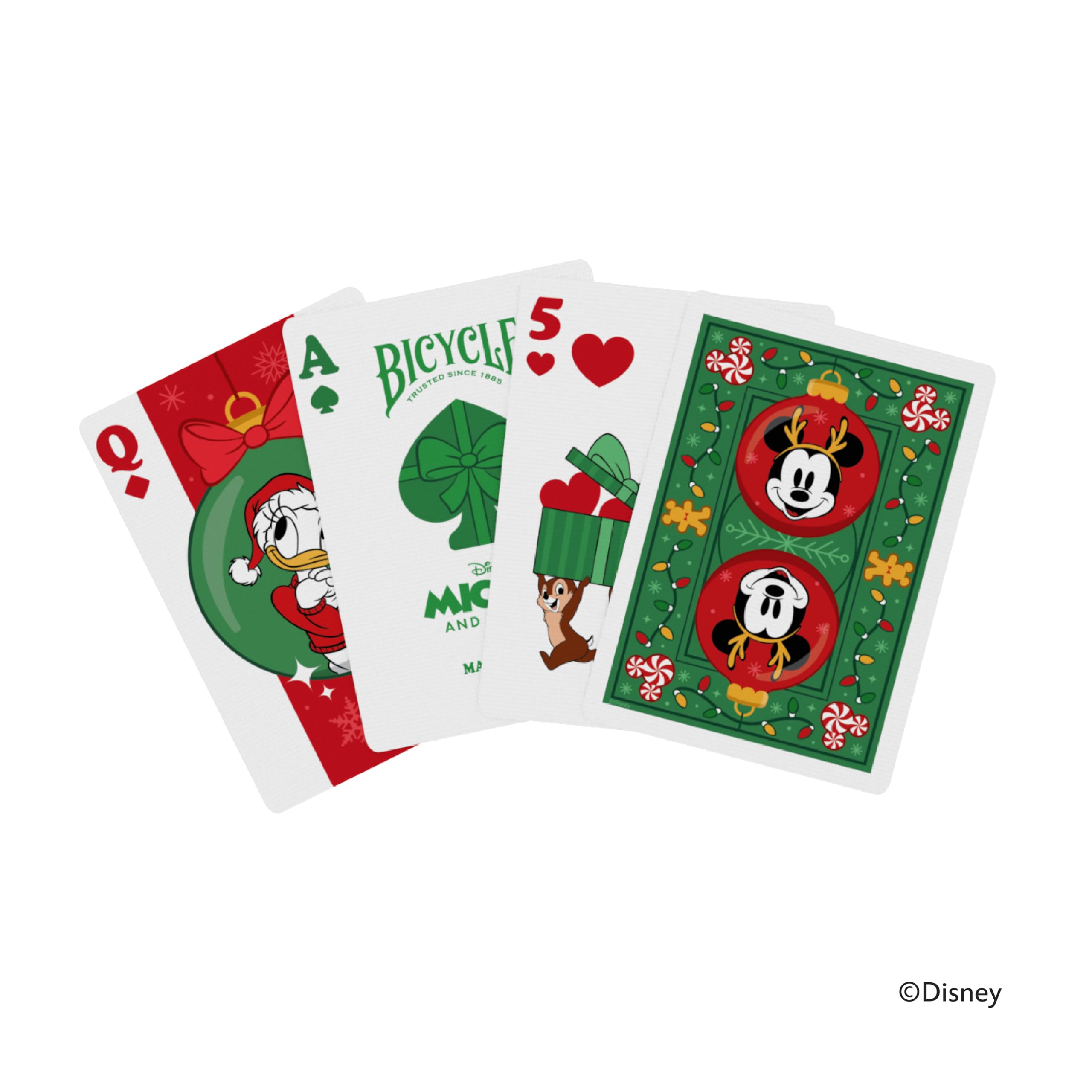 Bicycle Disney Mickey & Friends - Carte da gioco per le vacanze, mazzo di