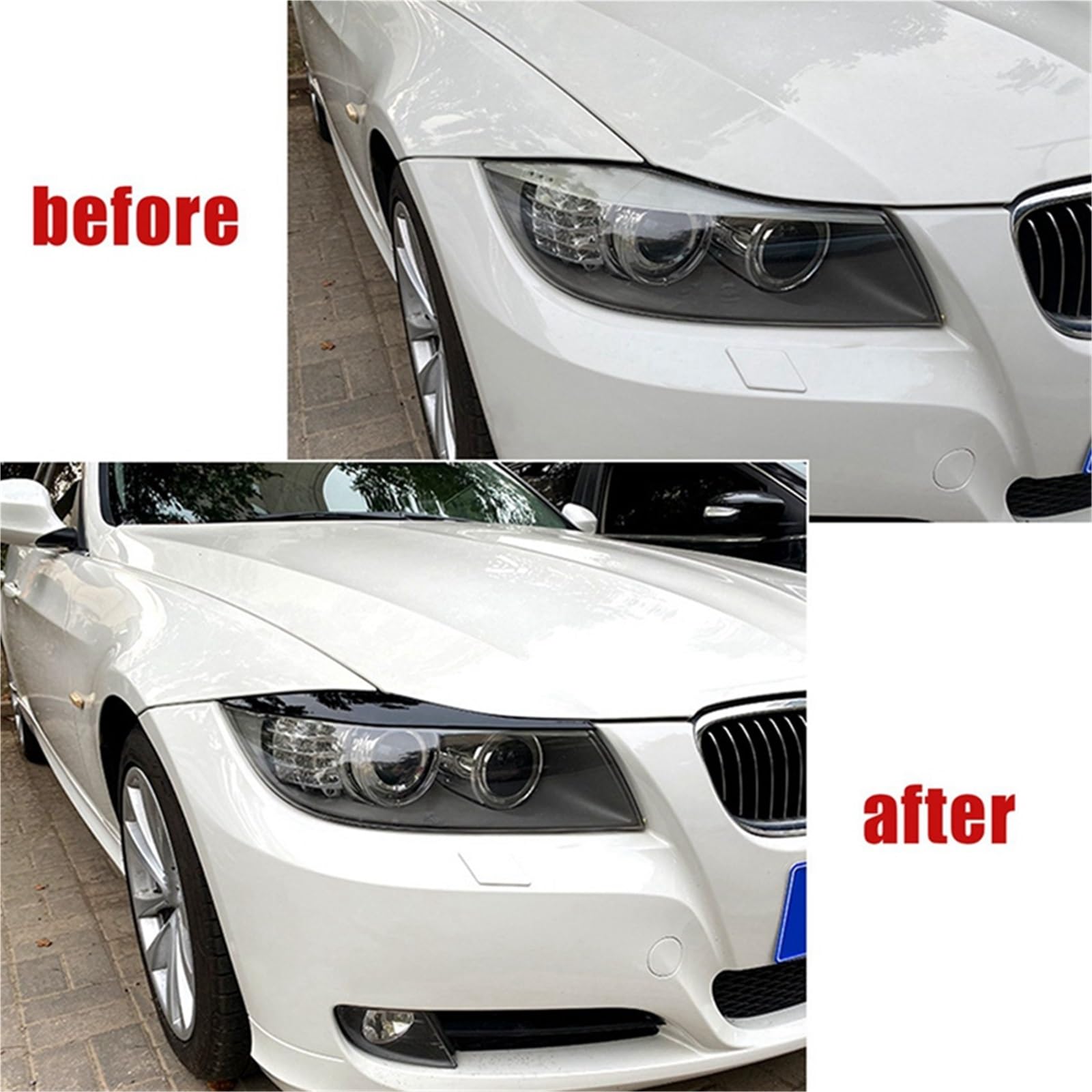 4X dla serii 3 E90 E91 320I 330I 2005-2012 Osłona reflektora