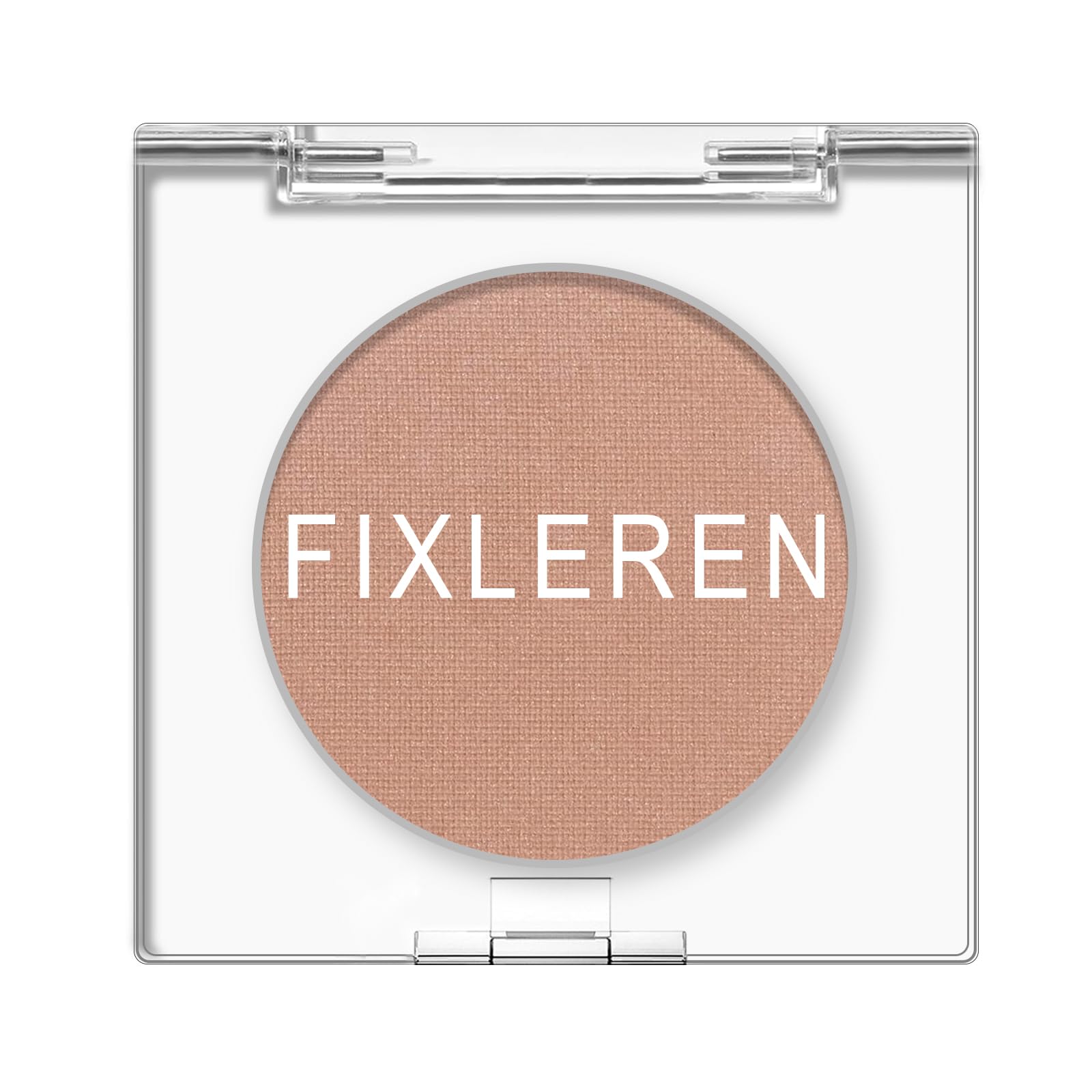 Fixleren Single Light Brown Matte Eyeshadow, Metallic Long-Lasting Holographic Multichrome, Stage/Party Makeup