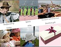 Vista 8 de Lanzador de ayuda de arco compuesto y cuerda de bucle D, ajustable puede girar 360° pulgar liberación arco ayuda aleación de aluminio, ayudas