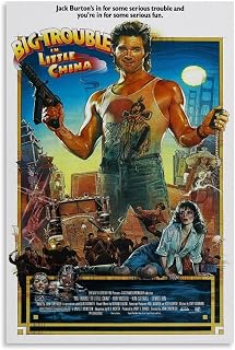 Movie Poster Big Trouble In Little China Vintage Posters Poster Decorative Painting Canvas Wall Art Living Room Posters Bedroom Painting 12x18inch(30x45cm)