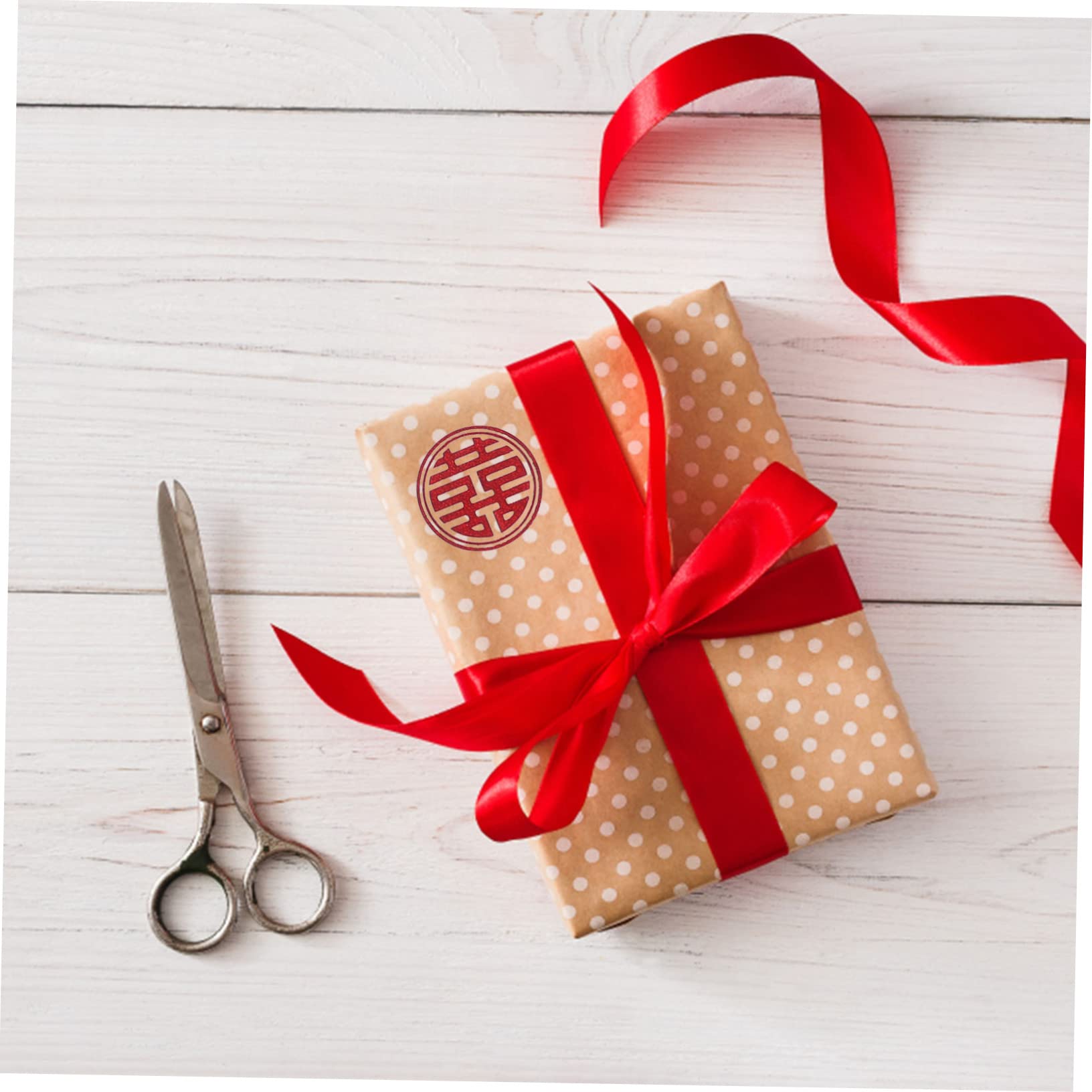 NUOBESTY 5 Set Parola Adesivi Adesivo Di Nozze Etichetta Spedizione Adesivi Per Sacchetti Bomboniere Adesivo Sacchetto Di Caramelle Buste Forniture Per Feste Carta Rosso 20 Fogli*5