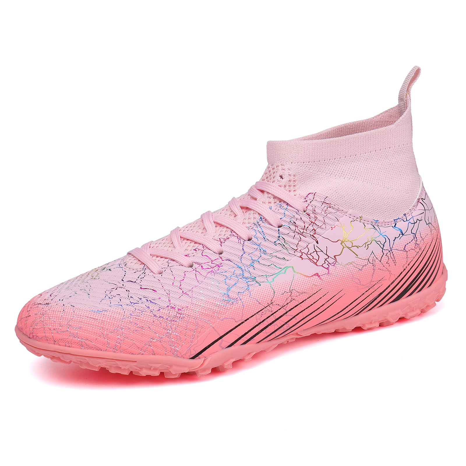 Soccer Cleats Mens Womens Indoor Soccer Shoes Wide Baseball Turf Shoes Youth Rugby Shoes Adult Artificial Ground AG FG TF Football Boots