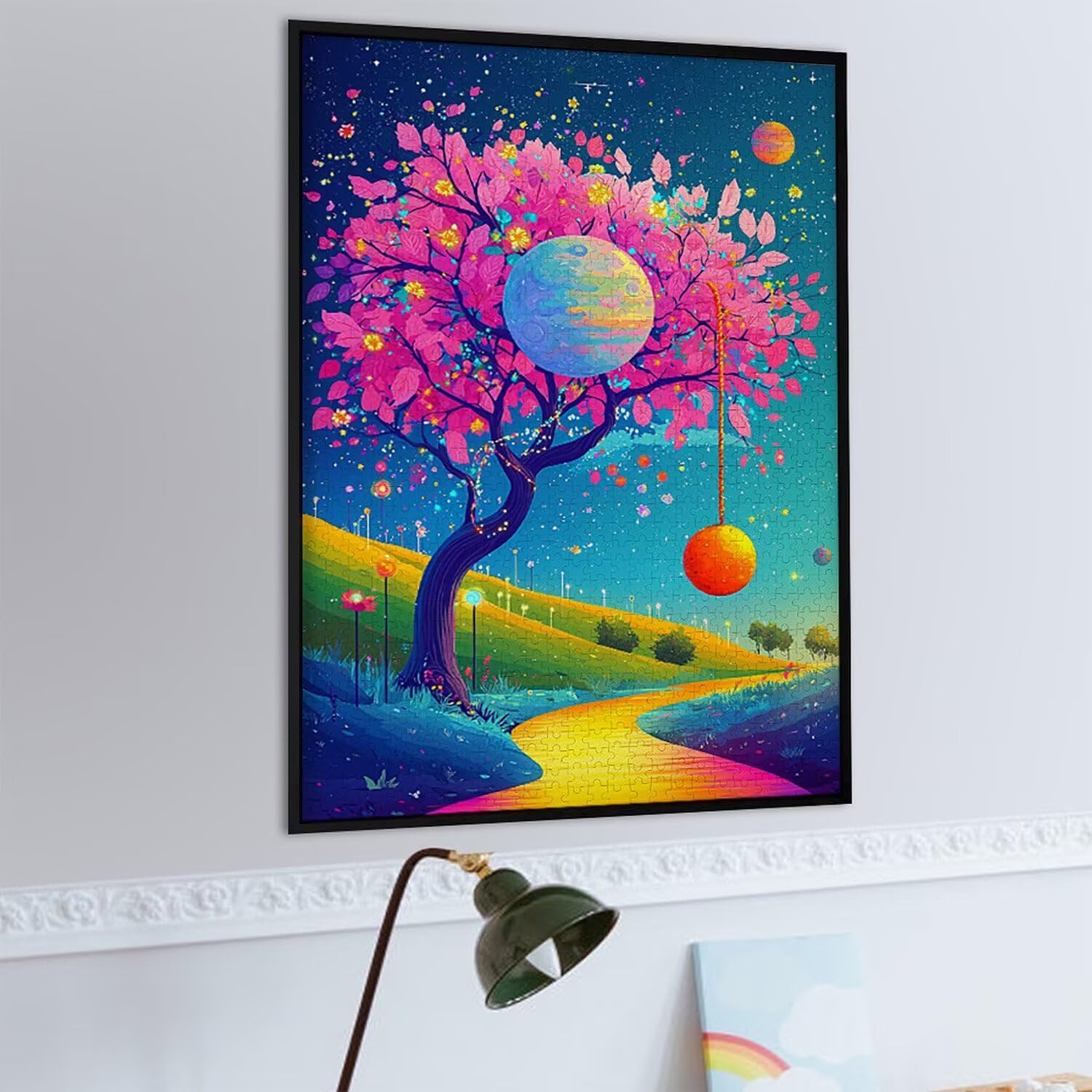4000 sztuk puzzli, drzewo 4000 sztuk puzzli dla dorosłych, prezent rocznicowy, prezent świąteczny, dekoracja domu, zapobieganie zwyrodnieniu mózgu u osób starszych v-782
