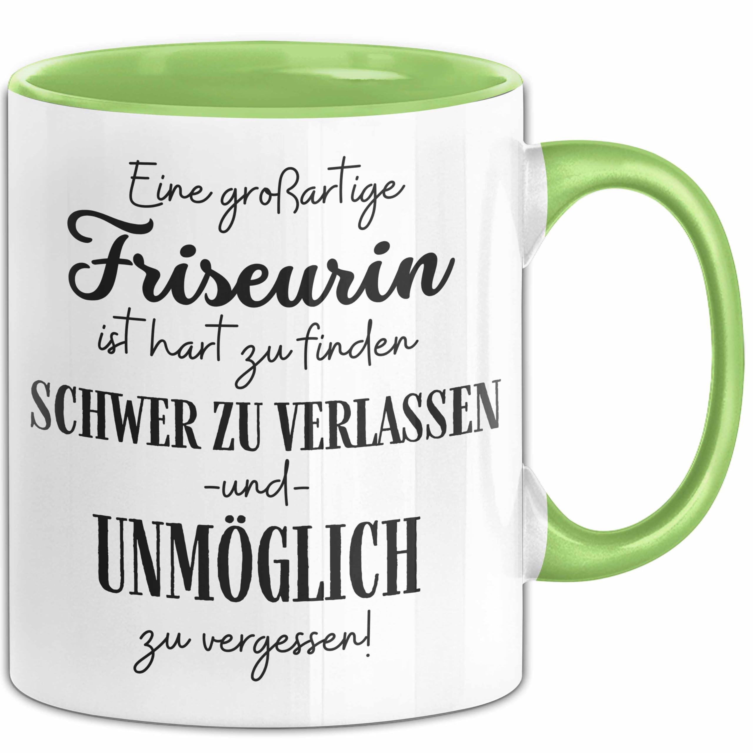 Abschiedsgeschenk Für Friseurin – Tasse 'Hart Zu Finden, Schwer Zu Verlassen'