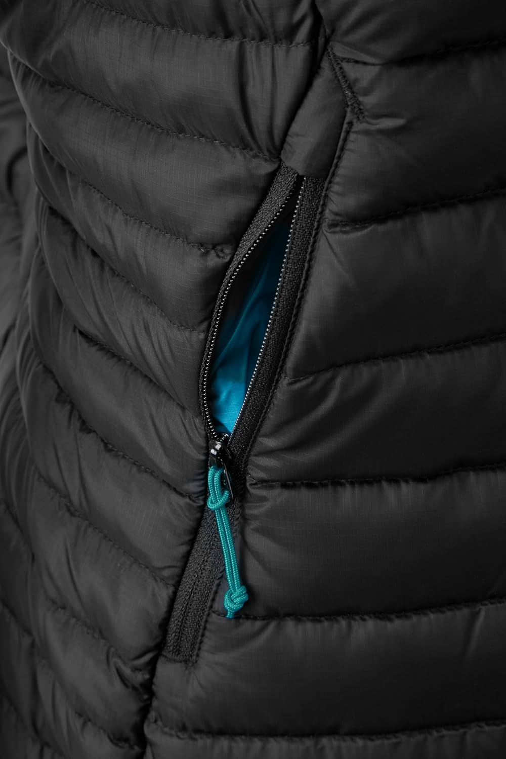 Rab Women's Microlight Down Insulated Lightweight Vest for Hiking and Skiing - Black - Medium