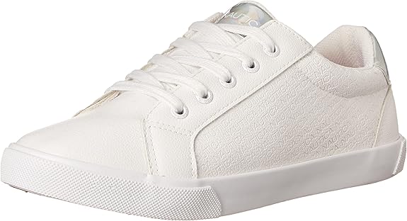 Nautica Kids Girls Fashion Sneaker Low-Top Sneaker - Lace Up/Slip-on