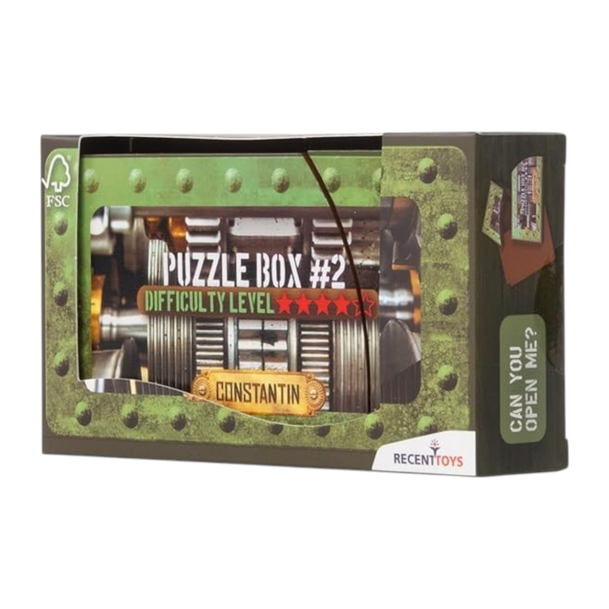 Amazon.com: Recent Toys Constantin Puzzle Box #2 - Wood
