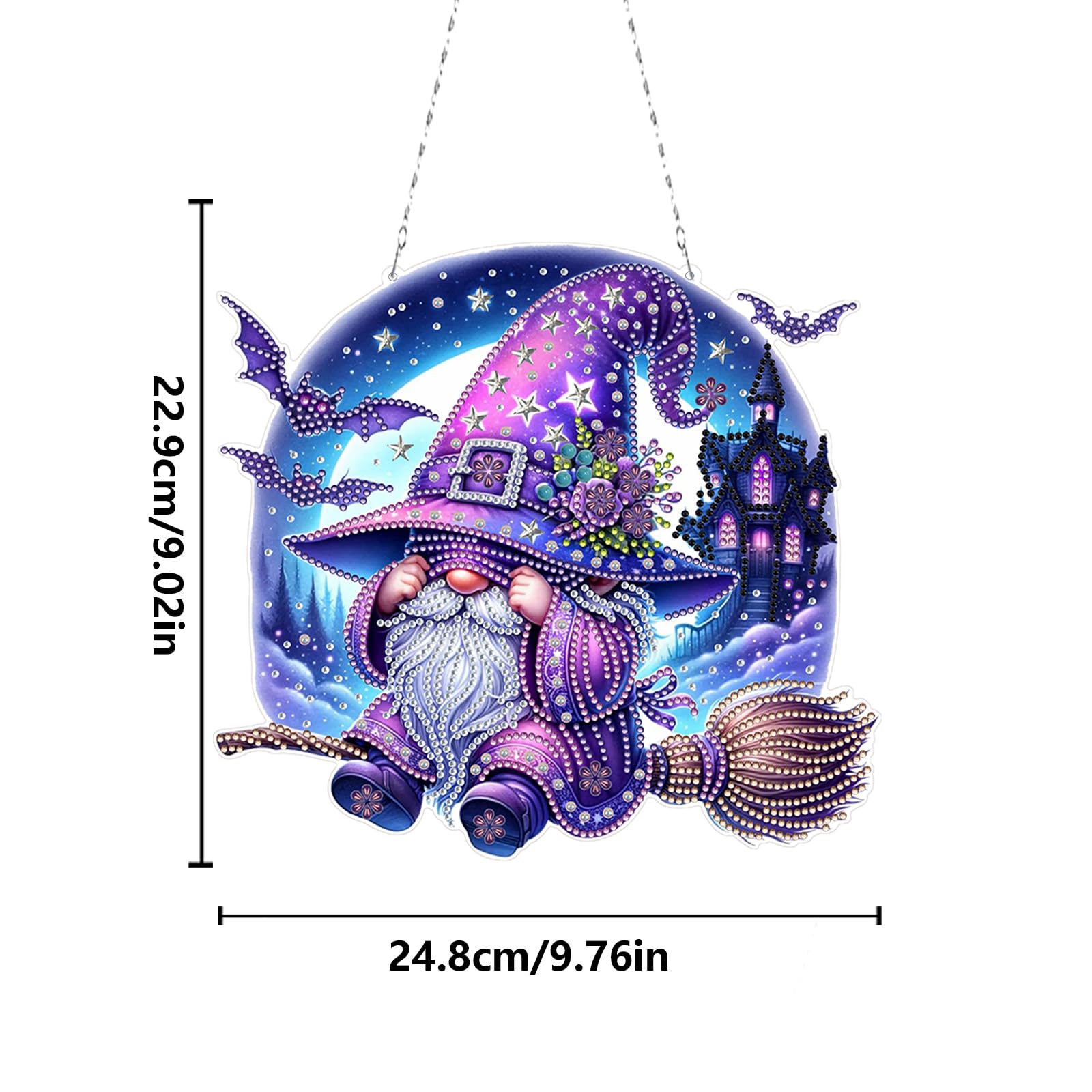 Amiiba Diamond Painting Hanging Kits Halloween Witch - Image 3