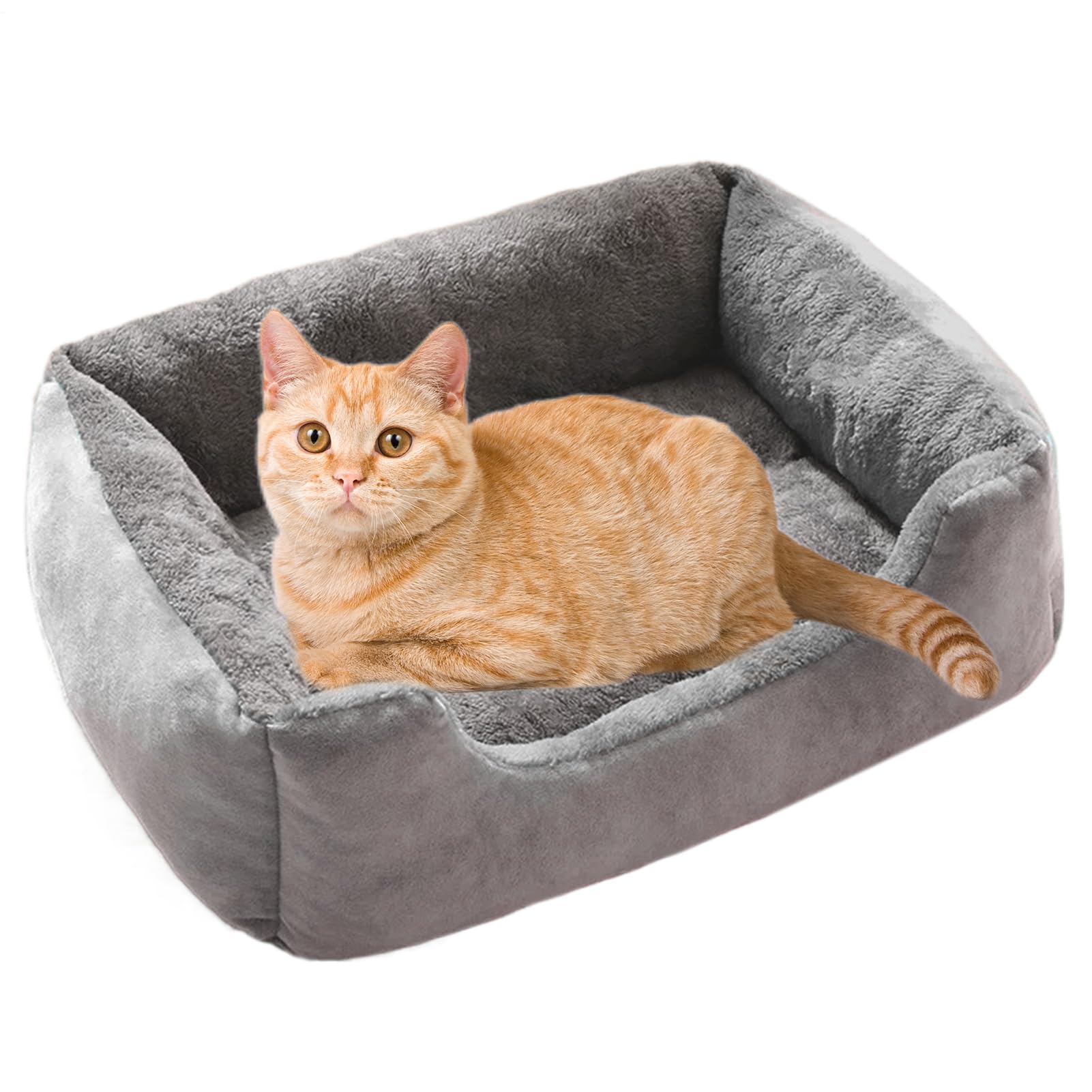 Sofá para Perros Cama para Mascotas de Cachorros y con Fondo Antideslizante | Calmante Para Dormir Y Calentar Suave Para Interior Exterior Sala Balcón Suelo Terraza