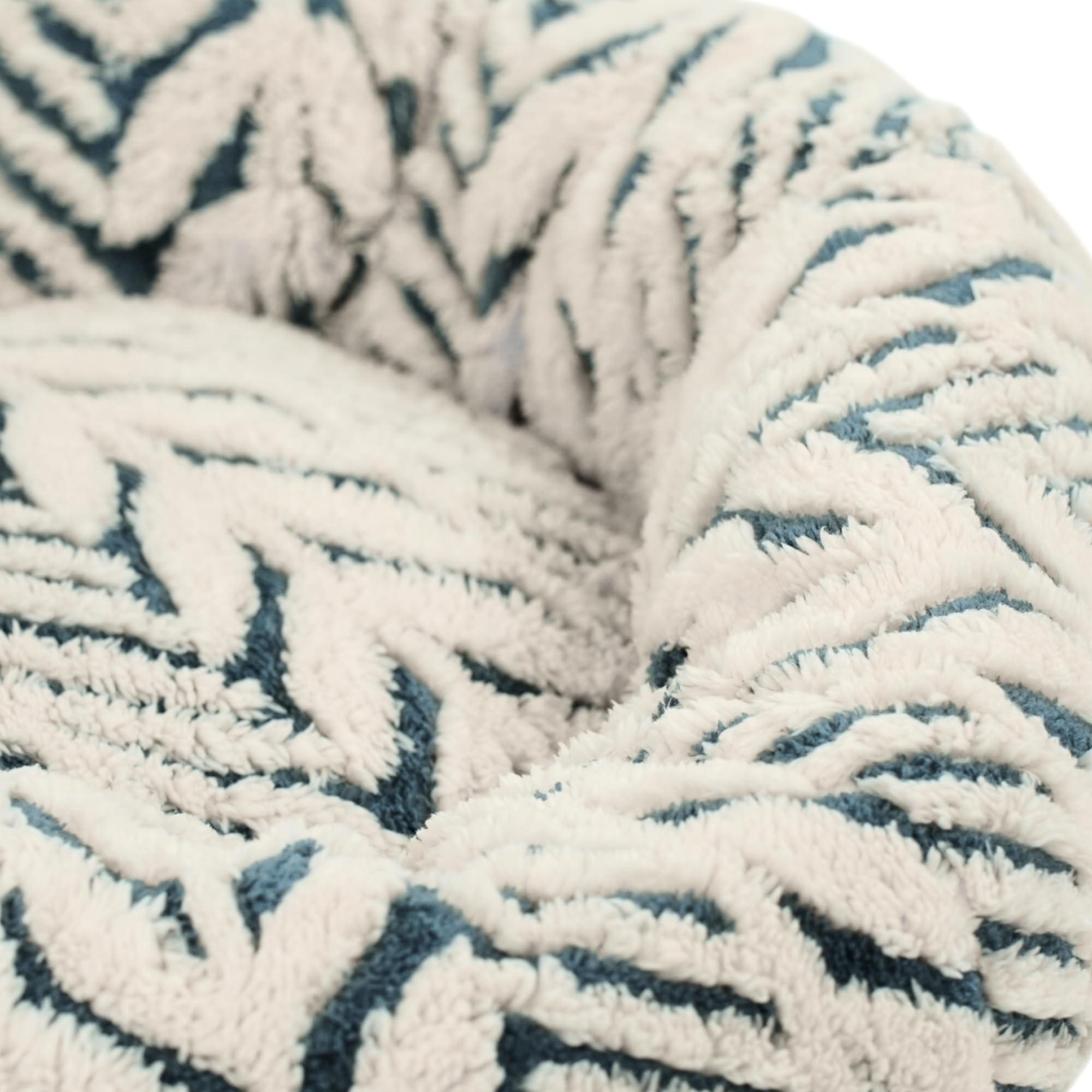 Donut Hundebett mit Namen Anti Stress Rund, Beruhigendes Hundekissen für Kleine und Große Hunde, Weiches Kuschelbett mit Erhöhtem Rand, Waschbar & rutschfest (Grau, XXL)