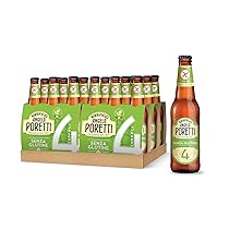 Birrificio Angelo Poretti Birra 4 Luppoli SENZA GLUTINE, Cassa con 24 Bottiglie da 33cl, Birra Lager Senza Glutine, Gusto Delicato, Gradazione Alcolica 4.8% Vol