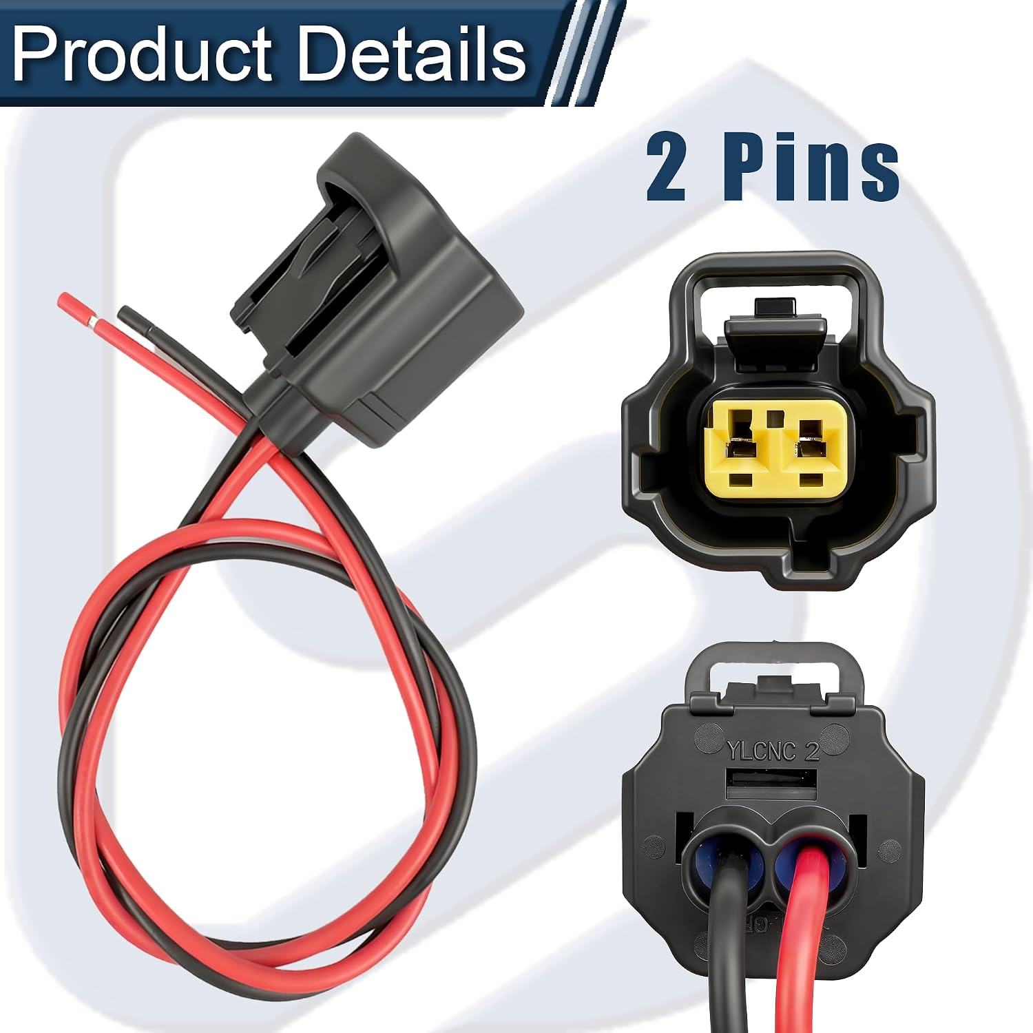 3U2Z14S411USA Vapor Canister Purge Valve/Solenoid Connector Wiring Harness Compatible with Ford Lincoln Mercury Mazda Jaguar Vehicles - Replaces F5AZ14489MA 3U2J14B475USA