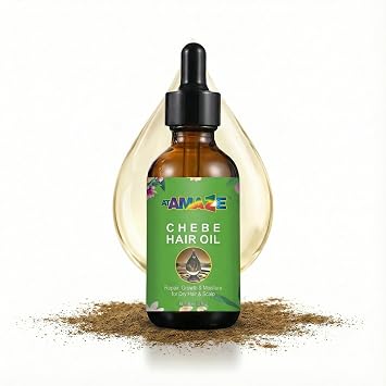 Chebe Oil for Hair Growth, 60 ml - Chebe Hair Oils, Natural Hair Growth Oil for Stronger, Longer, Thicker Hair, only natural ingredients