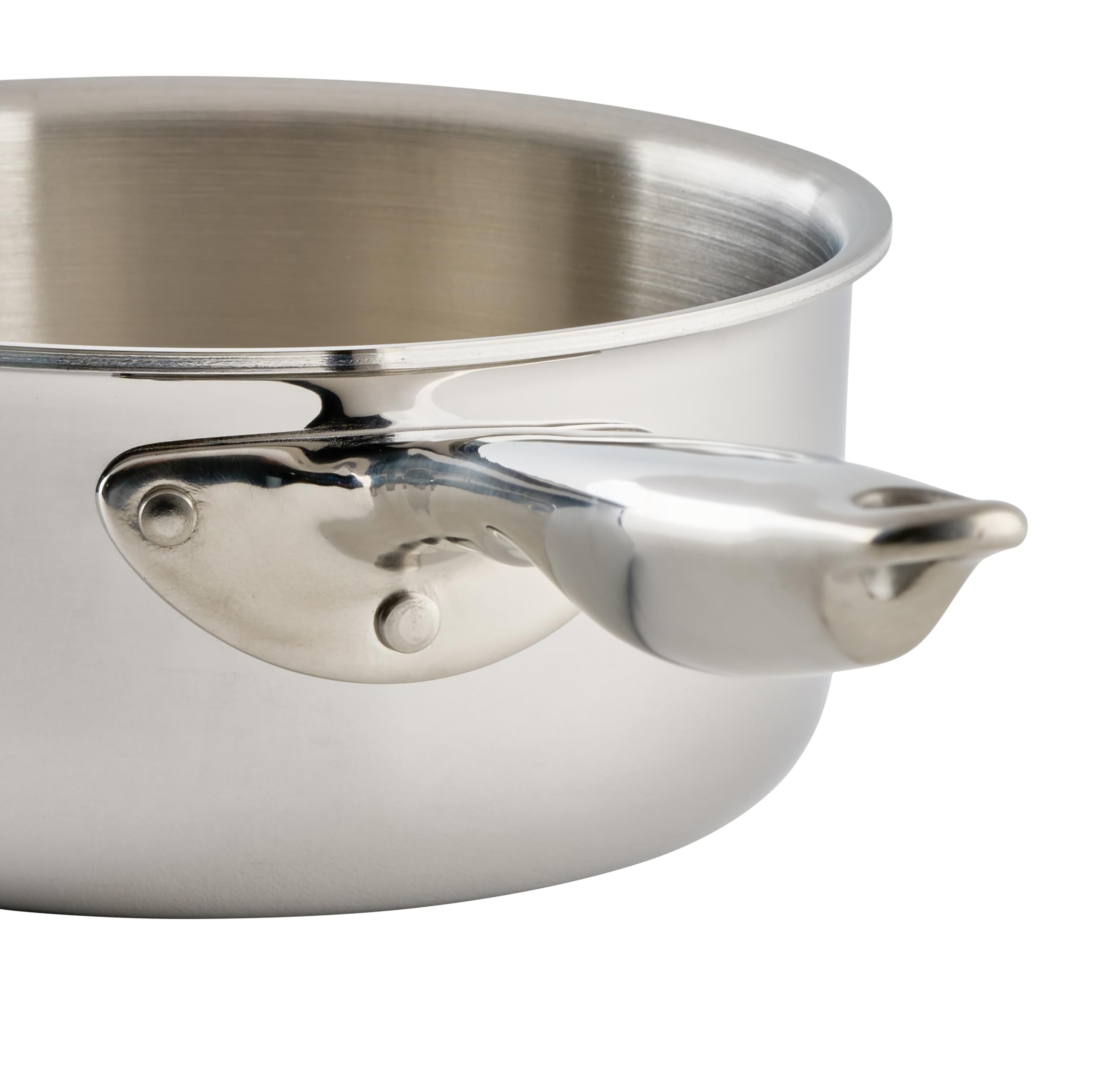 Winco TGAP-2 Sartén de Triple Capa, Acero Inoxidable, Plateado