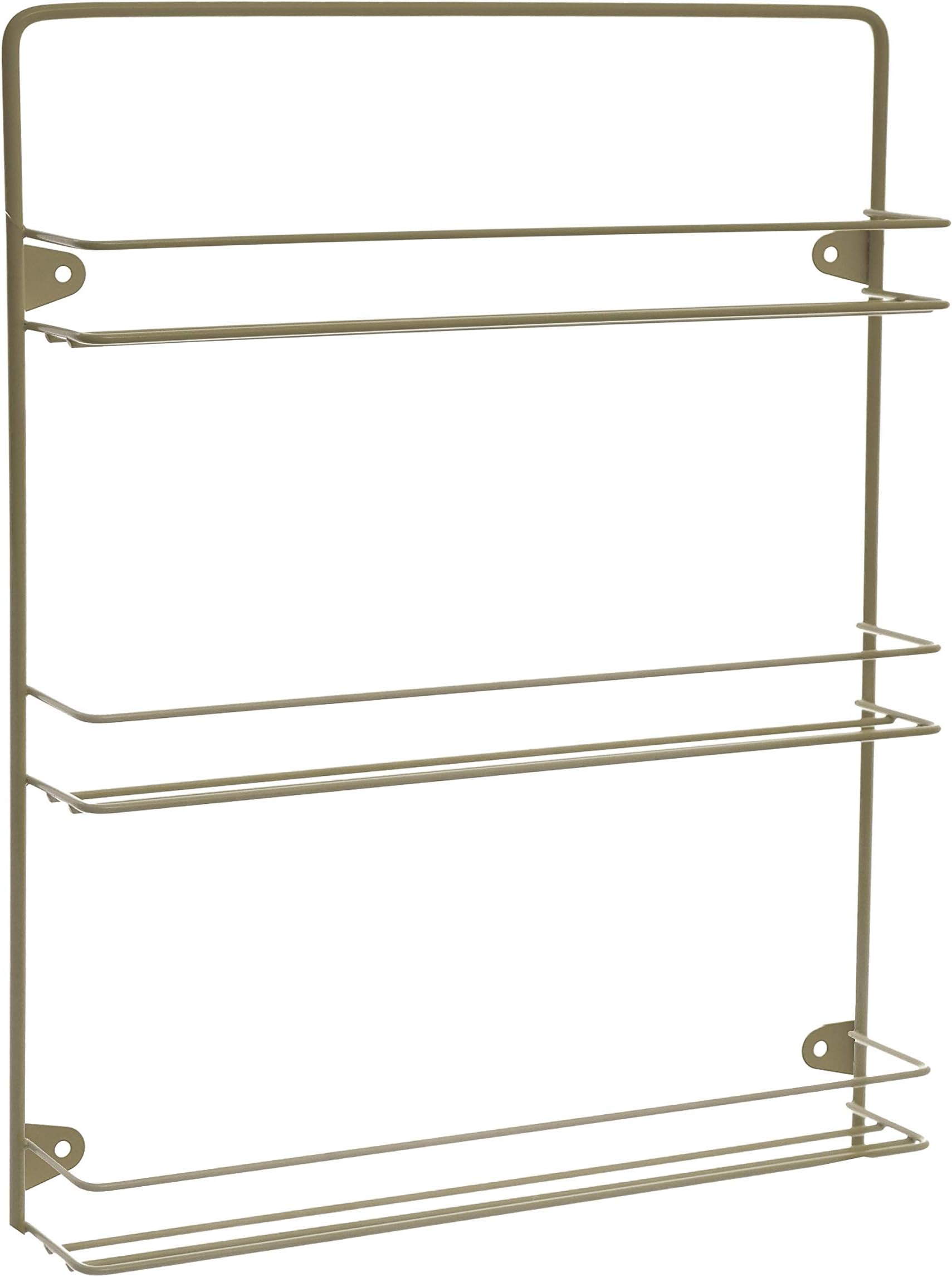 Customize Your British Spice Rack With Colour And Size To Suit Your Kitchen (3 Tier, Grey)