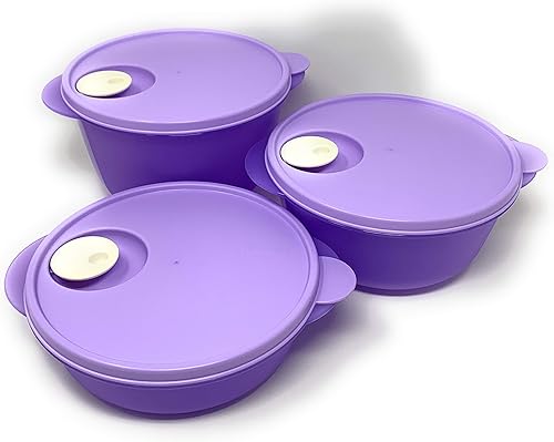 Miniatura 2 de Crystalwave - Juego de cuencos para microondas (3 piezas)