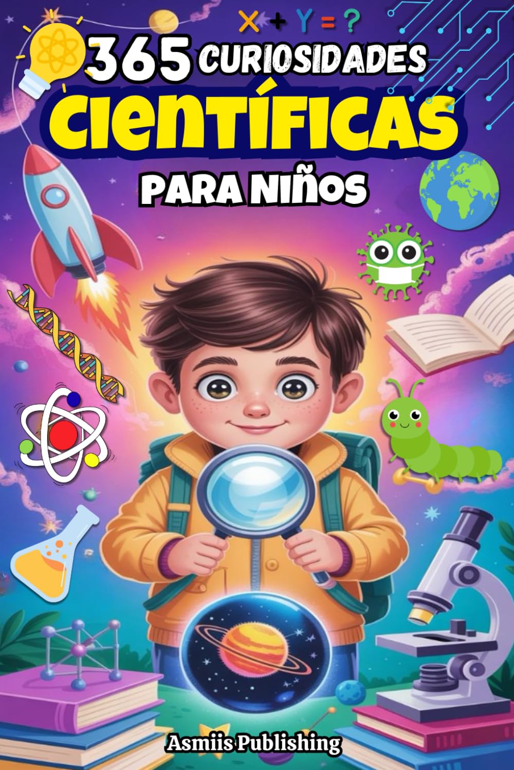 365 Curiosidades Científicas Para Niños: Descubre Datos Curiosos Sobre El Espacio, Los Animales, La Tierra, La Tecnología y Mucho más para Niños Curiosos, con Divertidas Ilustraciones