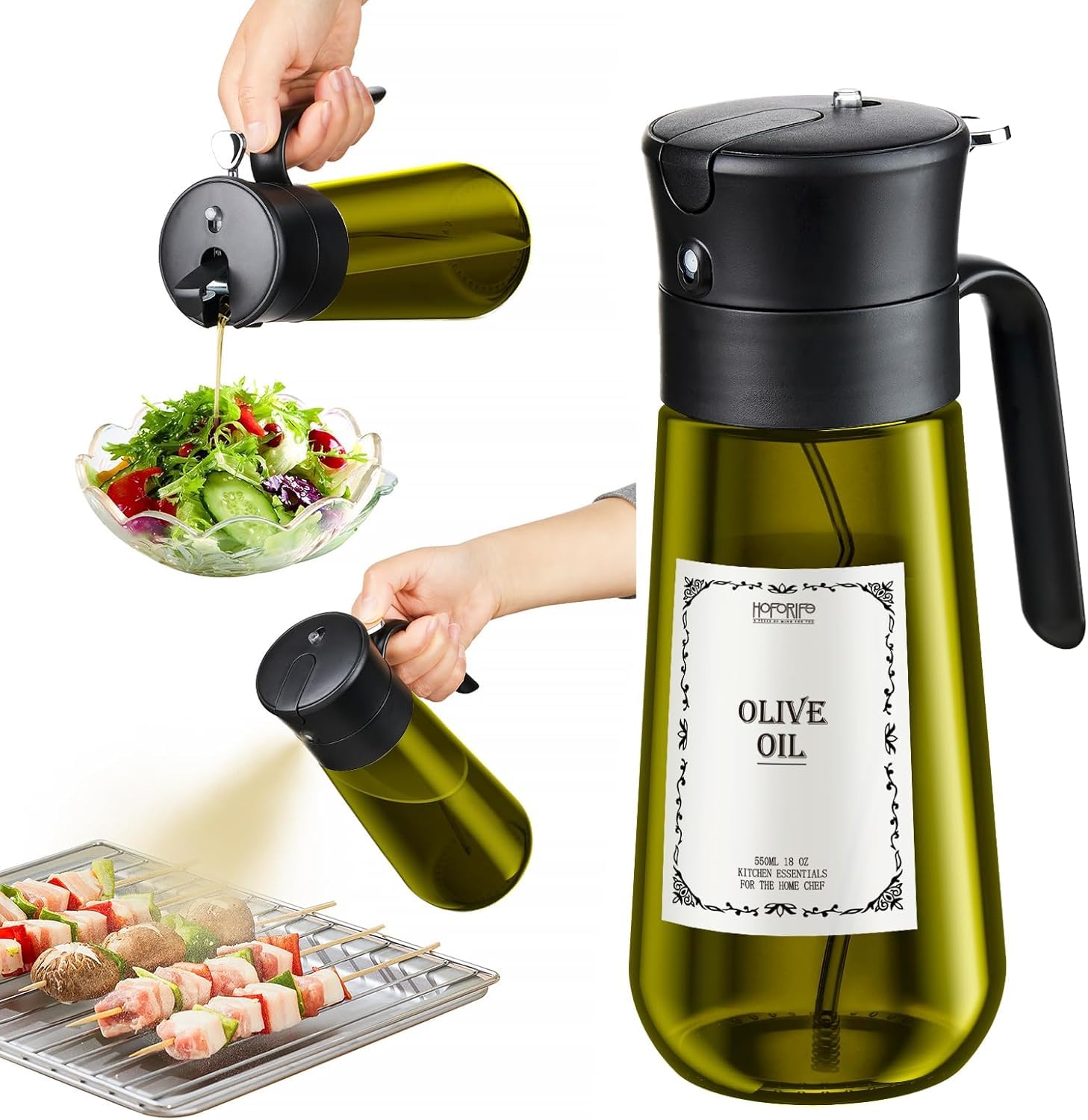 See full amazon price history chart for INKSPOT 500ml 2 in 1 Olive Oil Sprayer and Oil Dispenser Bottle for Kitchen, Glass Oil Bottle with Premium Nozzle, Oil Sprayer for Air Fryer, Salad,BBQ,Roasting INKSPOT 500ml 2 in 1 Olive Oil Sprayer and Oil Dispenser Bottle for Kitchen, Glass Oil Bottle with Premium Nozzle, Oil Sprayer for Air Fryer, Salad,BBQ,Roasting (B0DH2KH1N8) Amazon Price History, Amazon Price Tracker