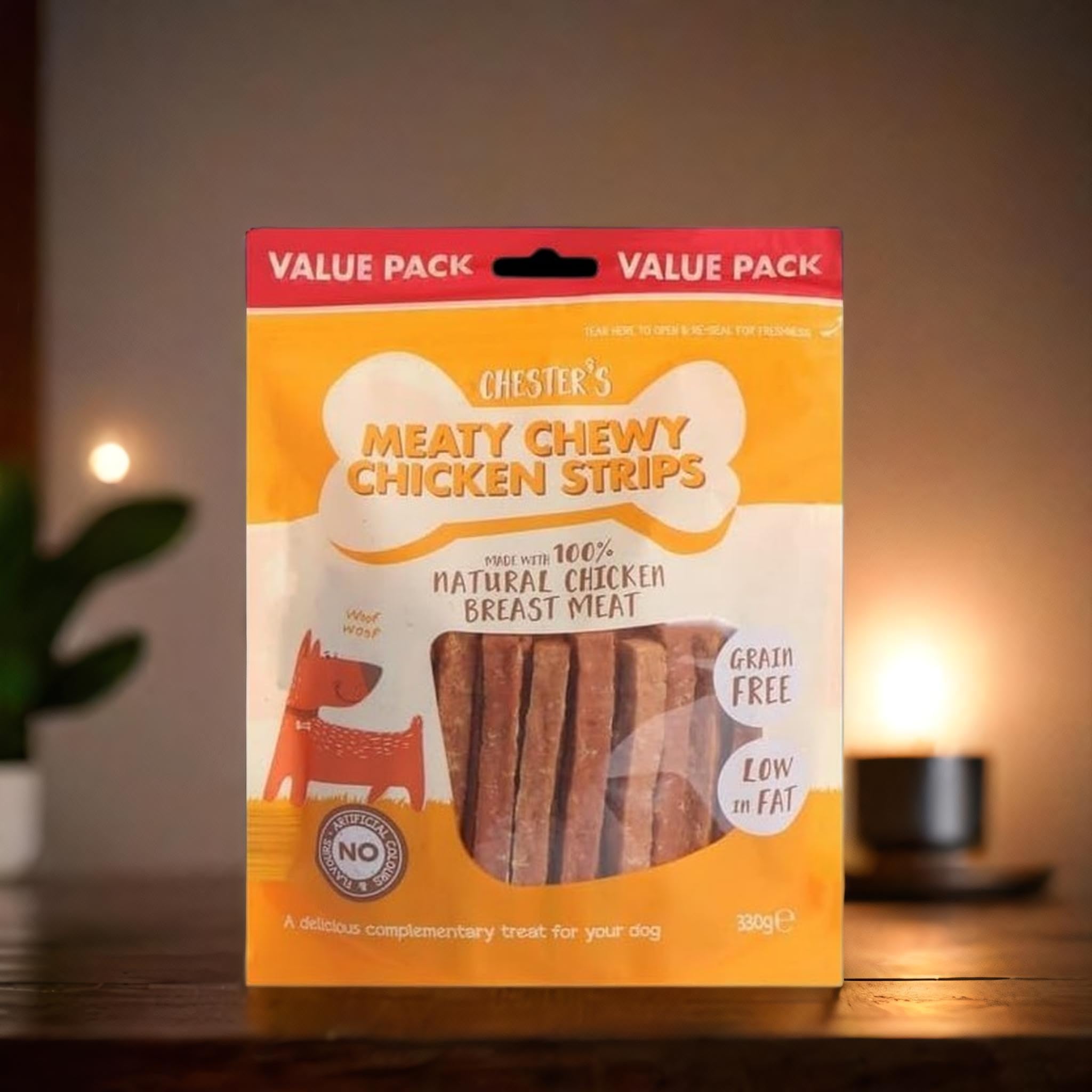 ark future Chester's Meaty Chewy Chicken Strips - 1 Pack - Image 3