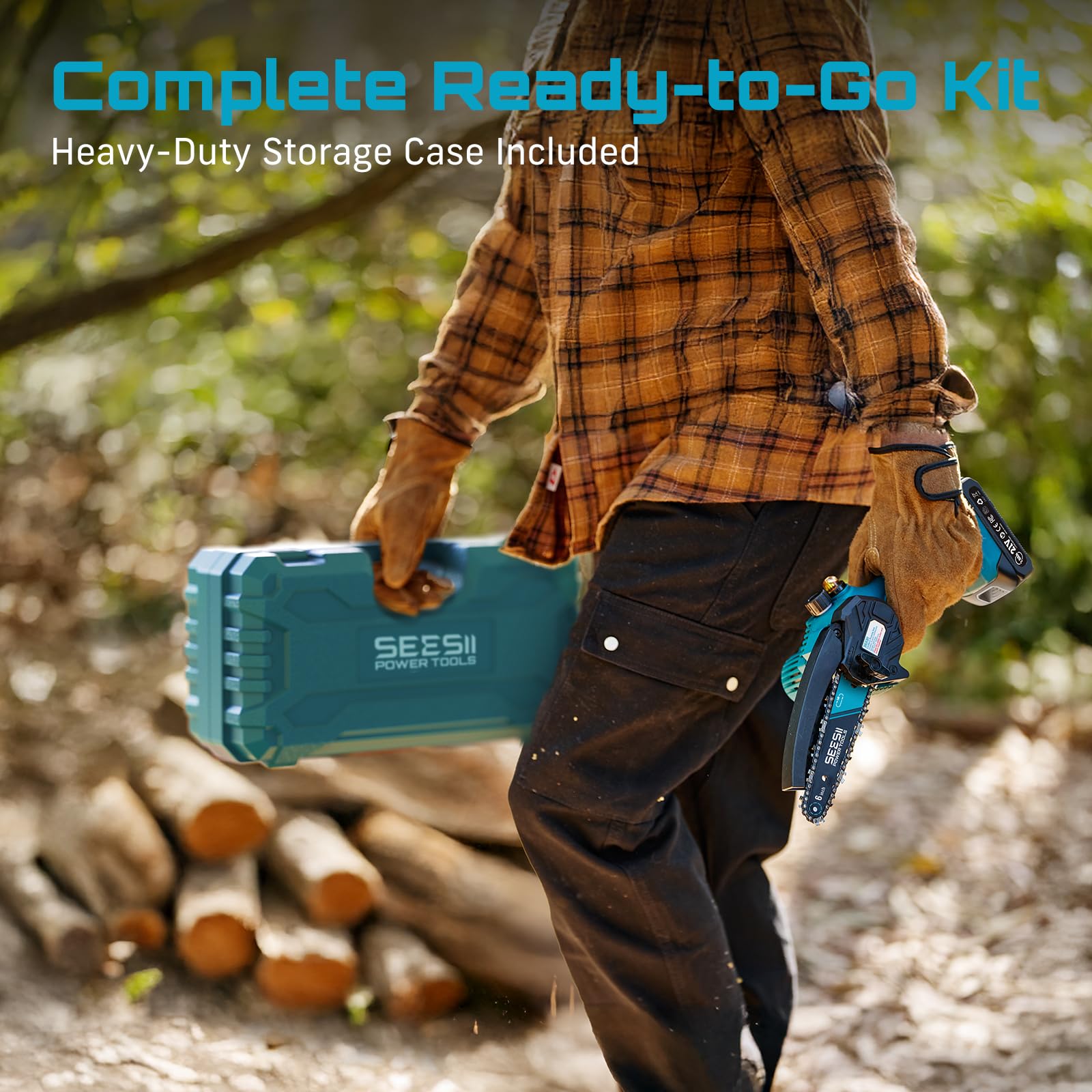 Seesii Mini Chain Saw - Compact & Powerful -7