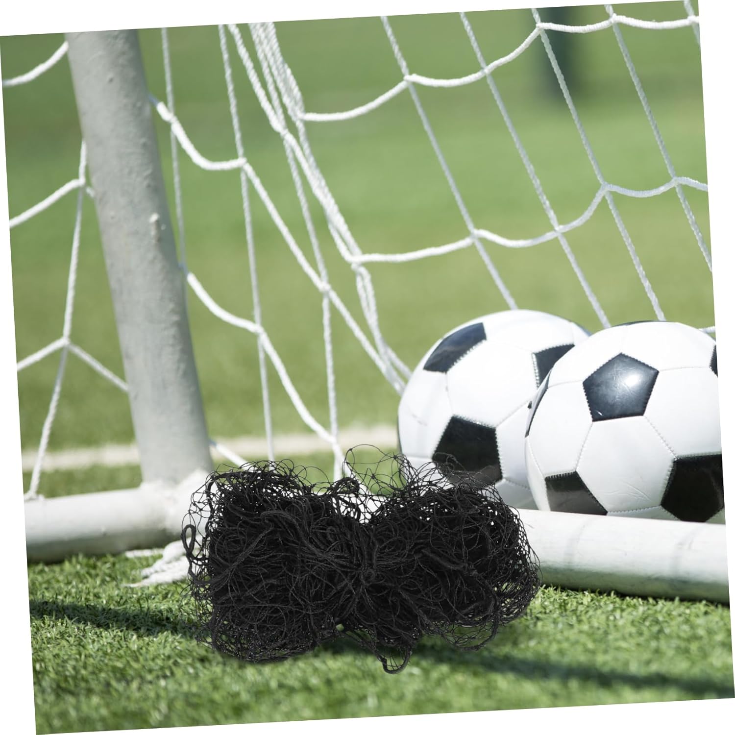 High Density Woven Soccer Goal Net Replacement Outdoor Football Practice Net for Backyard Training Enhanced Visibility Quick Assembly Durable Football Kick Trainer Netting