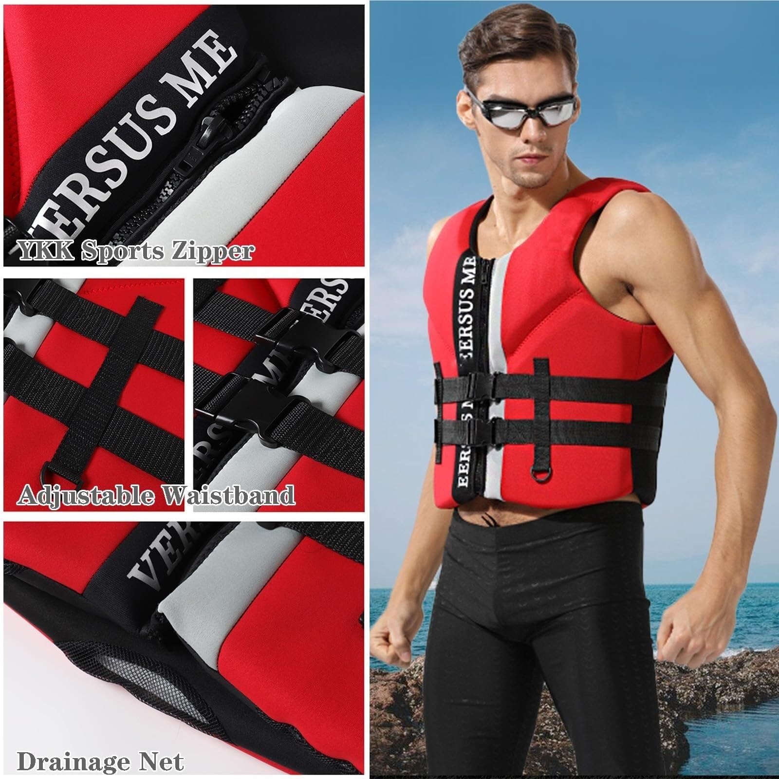 Kurtka surfingowa do kajakarstwa, surfingu, wiosłowania