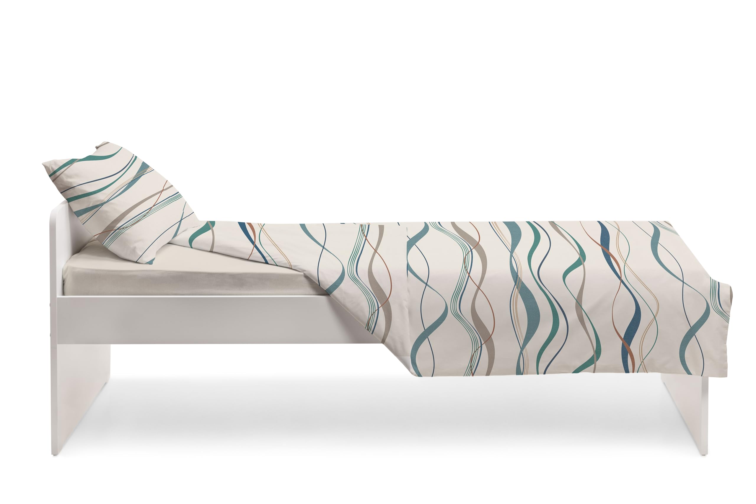 Set Lenzuola Singolo Hermet Con Ruspe E Camion - 100% Cotone, Sopra E Sotto Con Angoli - Foto 11