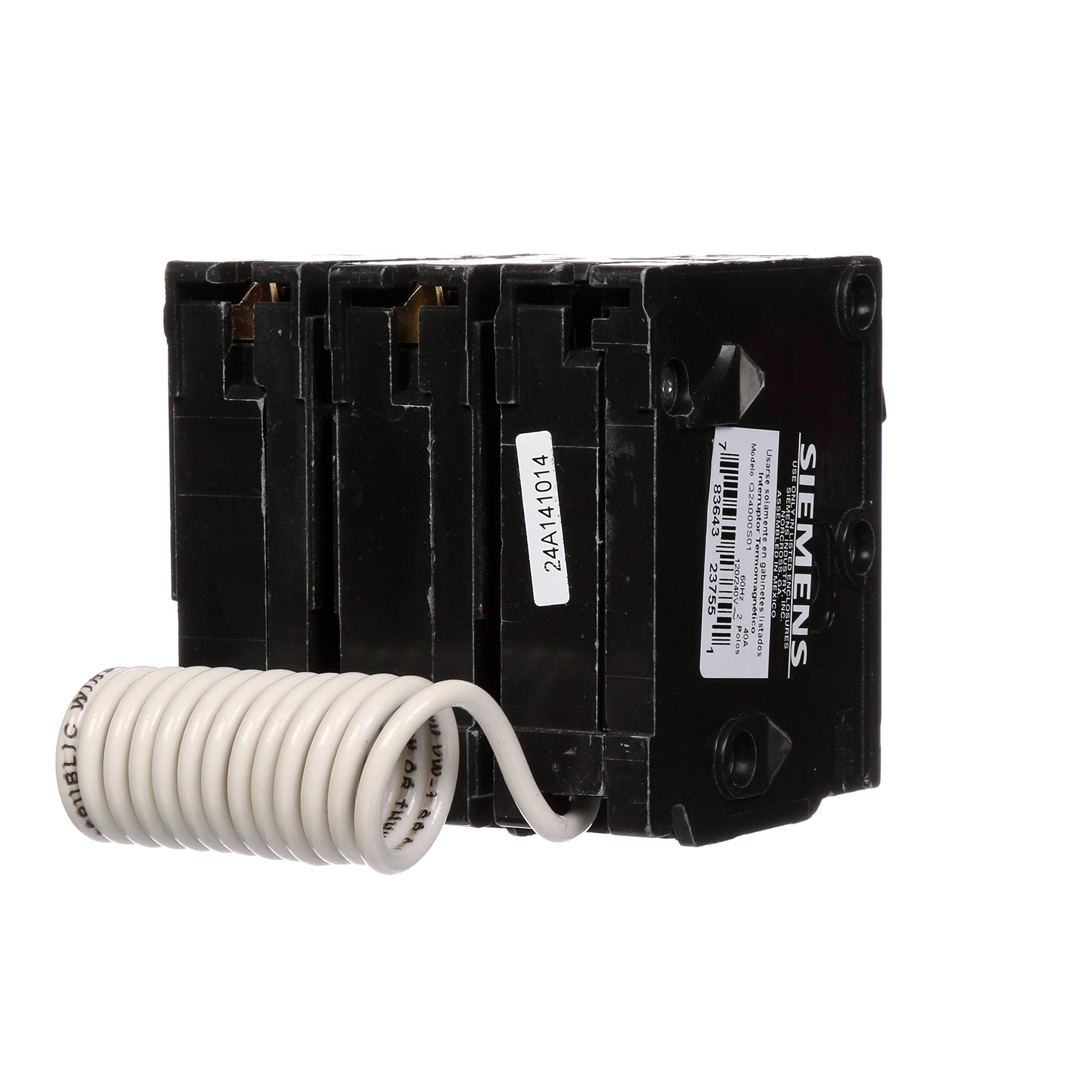 Siemens Q24000S01 120/240-Volt type MP-T 40-Amp Circuit Breaker with 120-Volt Shunt Trip Double pole - Image 4