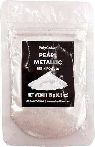 Miniatura 55 de PolyColor - Polvo de mica para kits de resina epoxi, 0.51 oz, 0.51 onzas, efecto metálico, pigmento en polvo para fundición de resina, artes
