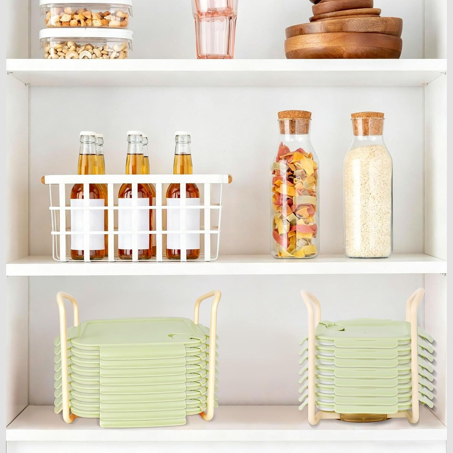 Adjustable Lids Organizer for Rubbermaid Brilliance Lids
