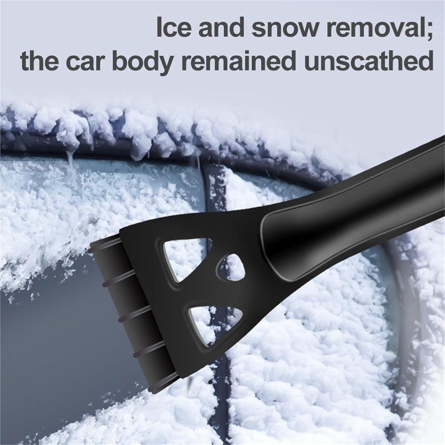 Extendable Detachable Winter Snow Shovel Ice Scraper and Windshield Snow Brush Cleaner Tool(Orange)