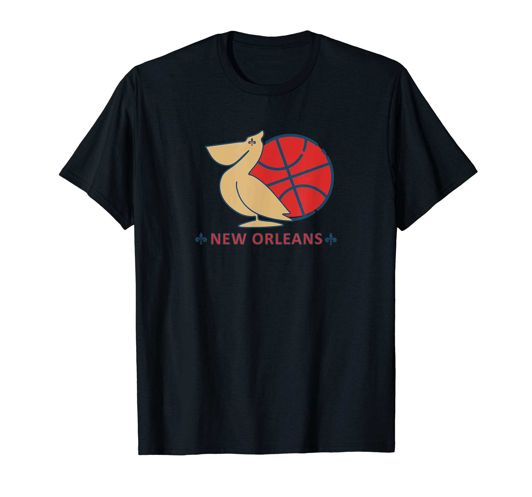 Let's Dance Basketball Shirt New OrleansPelican Fleur de Lis Shirt Basketball New Orleans T-Shirt