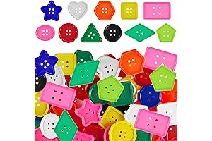 Big Bright Buttons: Shape Buttons for Preschool Sorting
