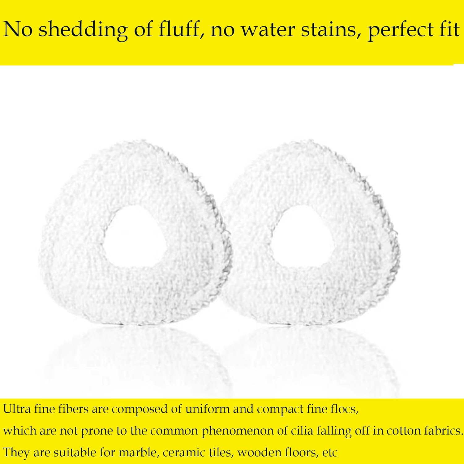 8 Pack Replacement Mop Pads Compatible for Narwal Freo X Ultra, Z Ultra, Freo Z 10，Freo Pro J3 J4 Microfiber Resuable Mop Cloth Robot Vacuum Cleaner Accessories， Washable and Reusable Mop Pads White