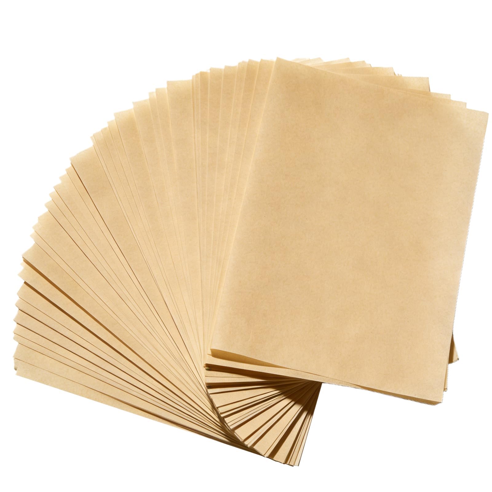 120 sztuk papieru pergaminowego do pieczenia, bio papier do pieczenia bez PFAS, 25 x 35 cm, do pieczenia, gotowania, grillowania, smażenia i gotowania na parze, 120 sztuk