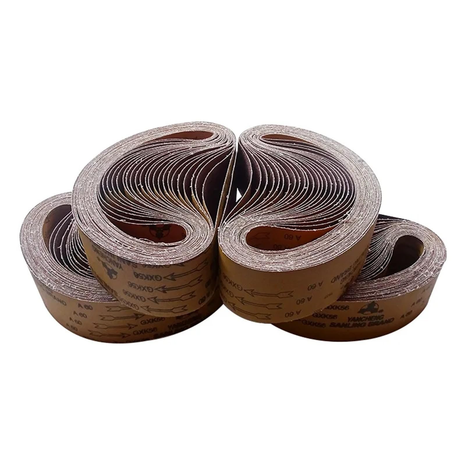 10 bandas de lijado de 50 x 1000 mm, grano 40 a 1000 for pulido de madera, metal y plástico reutilizable(240Grits)
