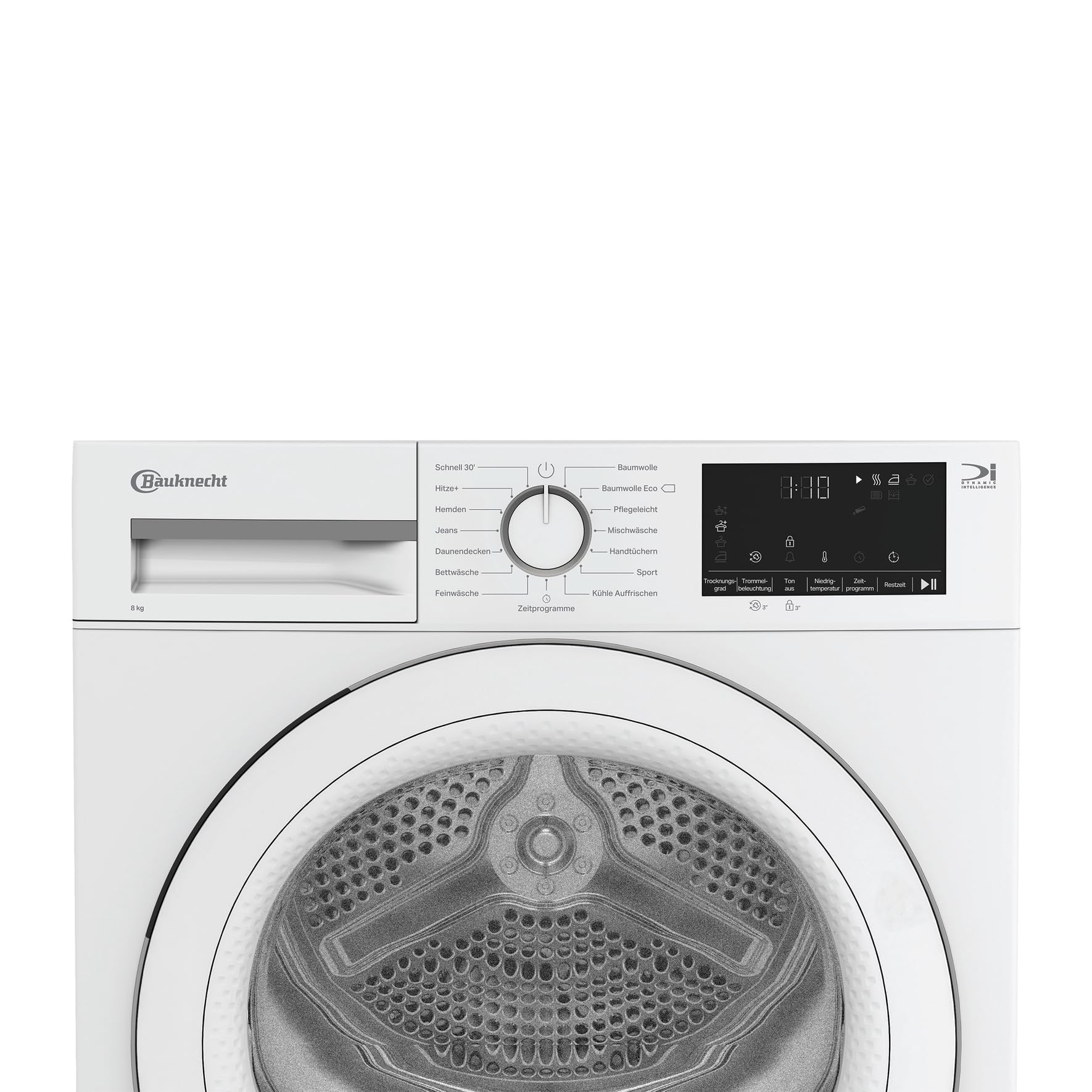 Bauknecht BT 84D WWS Wärmepumpentrockner /8 kg/EEK D/Precision Dry - Intelligentes Trocknen/Slim - extra schmal/Trommelbeleuchtung