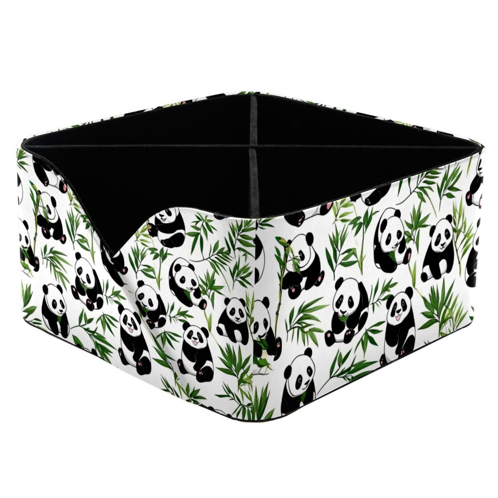 Organiseur de bureau panda pour stylos et cosmétiques à double compartiment
