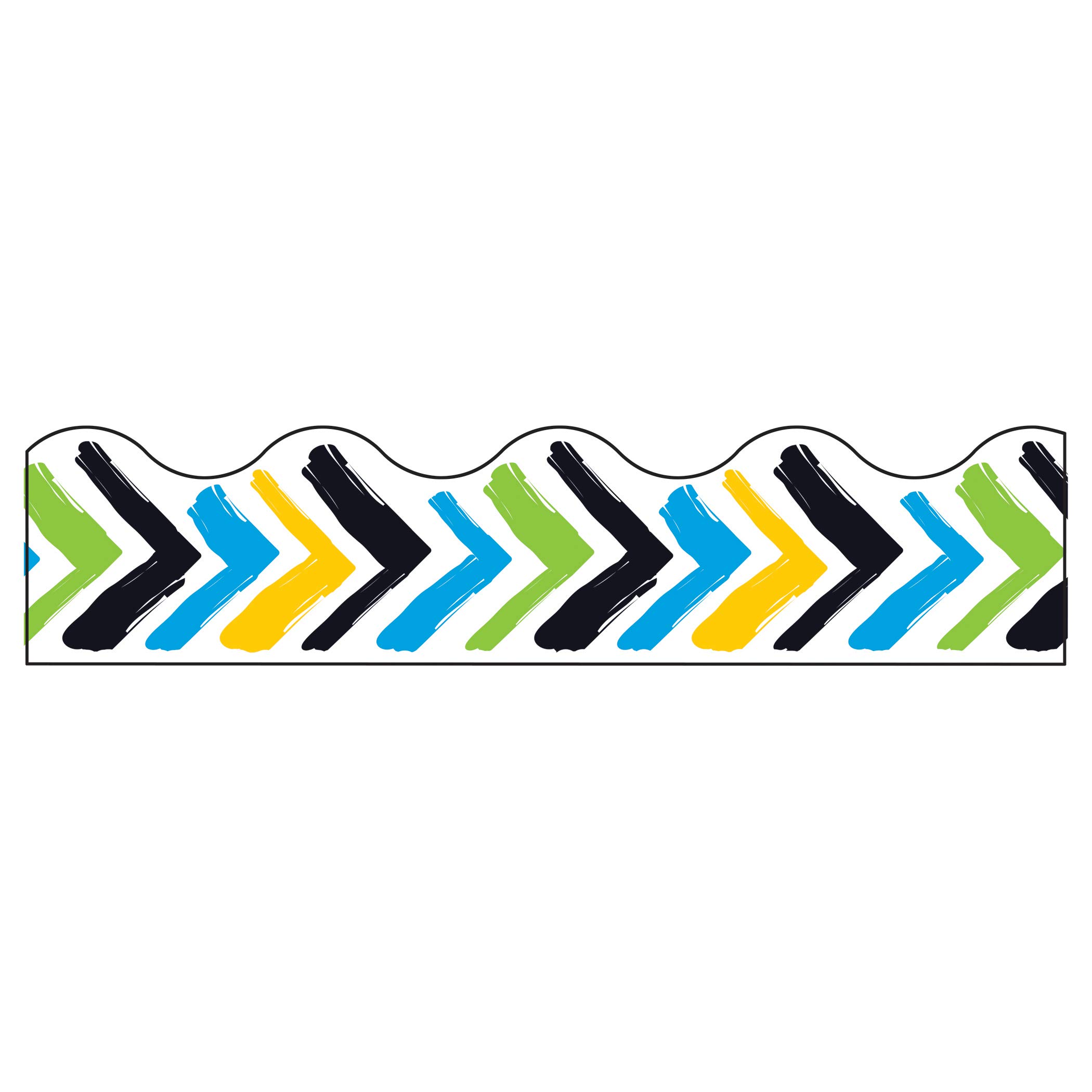 TREND enterprises, Inc. Bold Strokes Chevron Terrific Trimmers, 39'