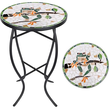 Tables d'appoint de terrasse d'extérieur - 35,6 cm - Grenouille - Table ...