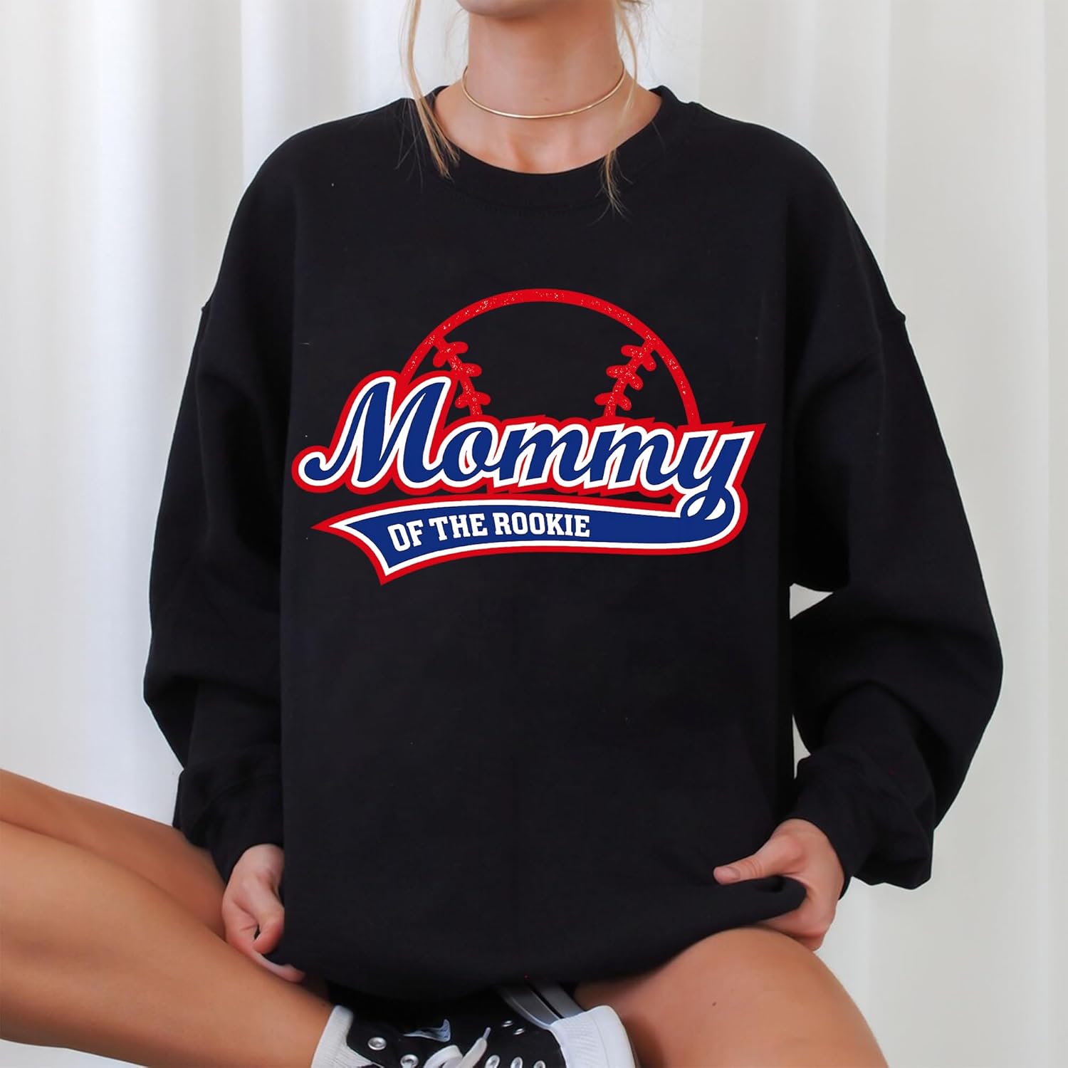 Paraeva Custom Sport Mom Sweatshirt with Kids Names and Jersey Number, Personalized Sport Mama Shirt for Women - Image 5