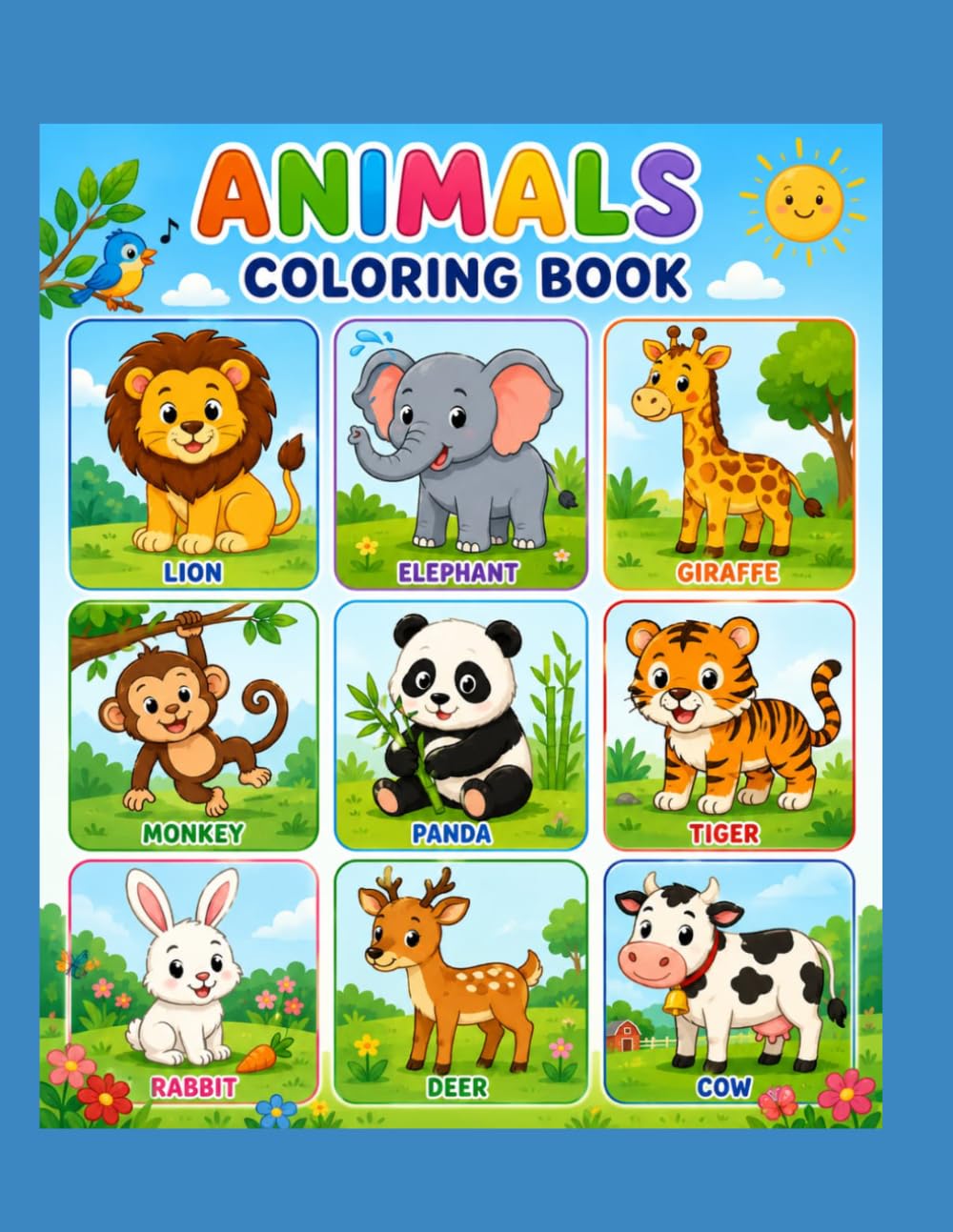 Animal Coloring Adventures: Children coloring book