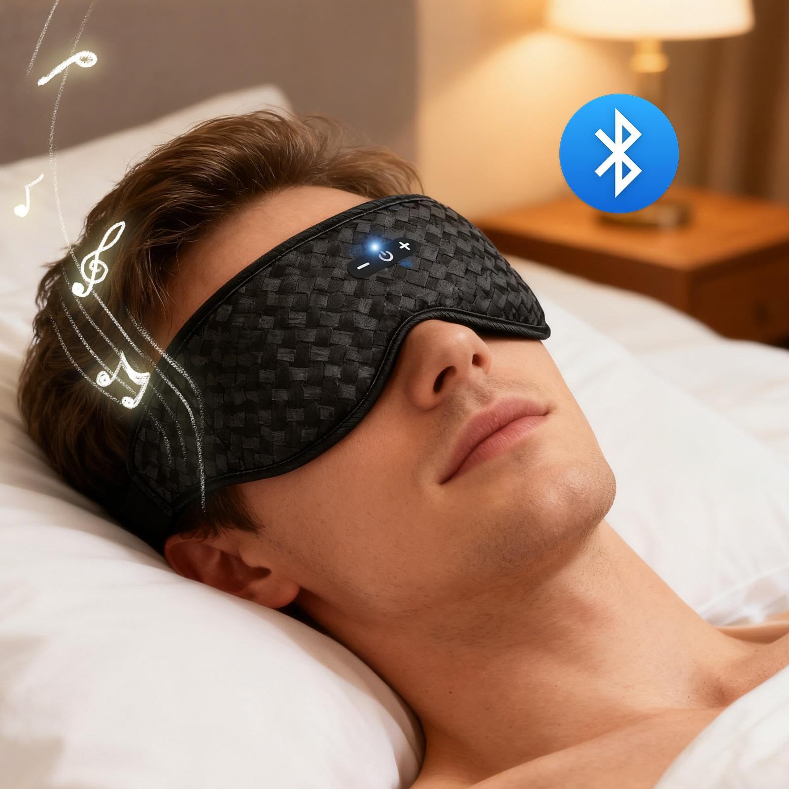 3D Para Dormir Banda Cefálica Ergonómica Ajustable Con Hebilla Segura Y | Protectora Para Auriculares Para Hombres Mujeres Viajes Hogar Dormitorio