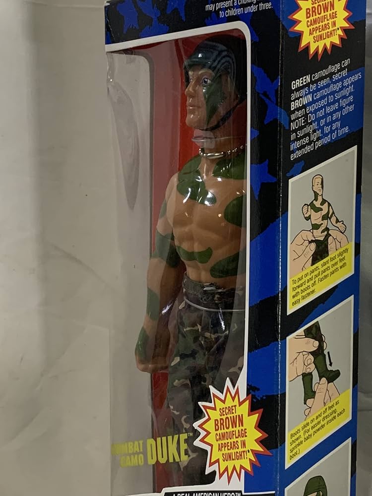 Amazon.com: Hasbro 1993 G.I. Joe Hall of Fame Combat Camo Duke 12