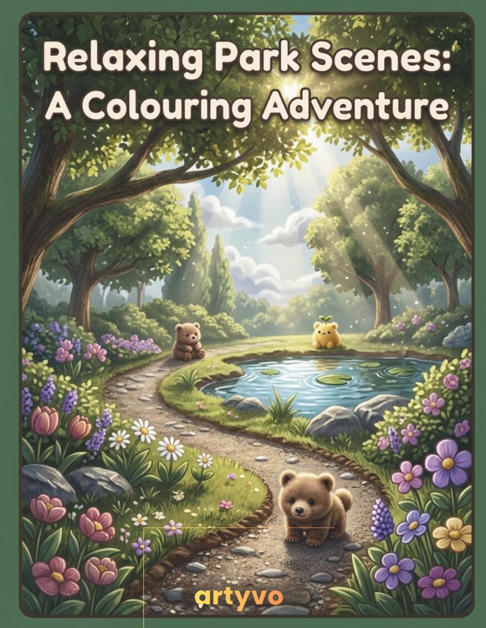 Relaxing Park Scenes: A Colouring Adventure