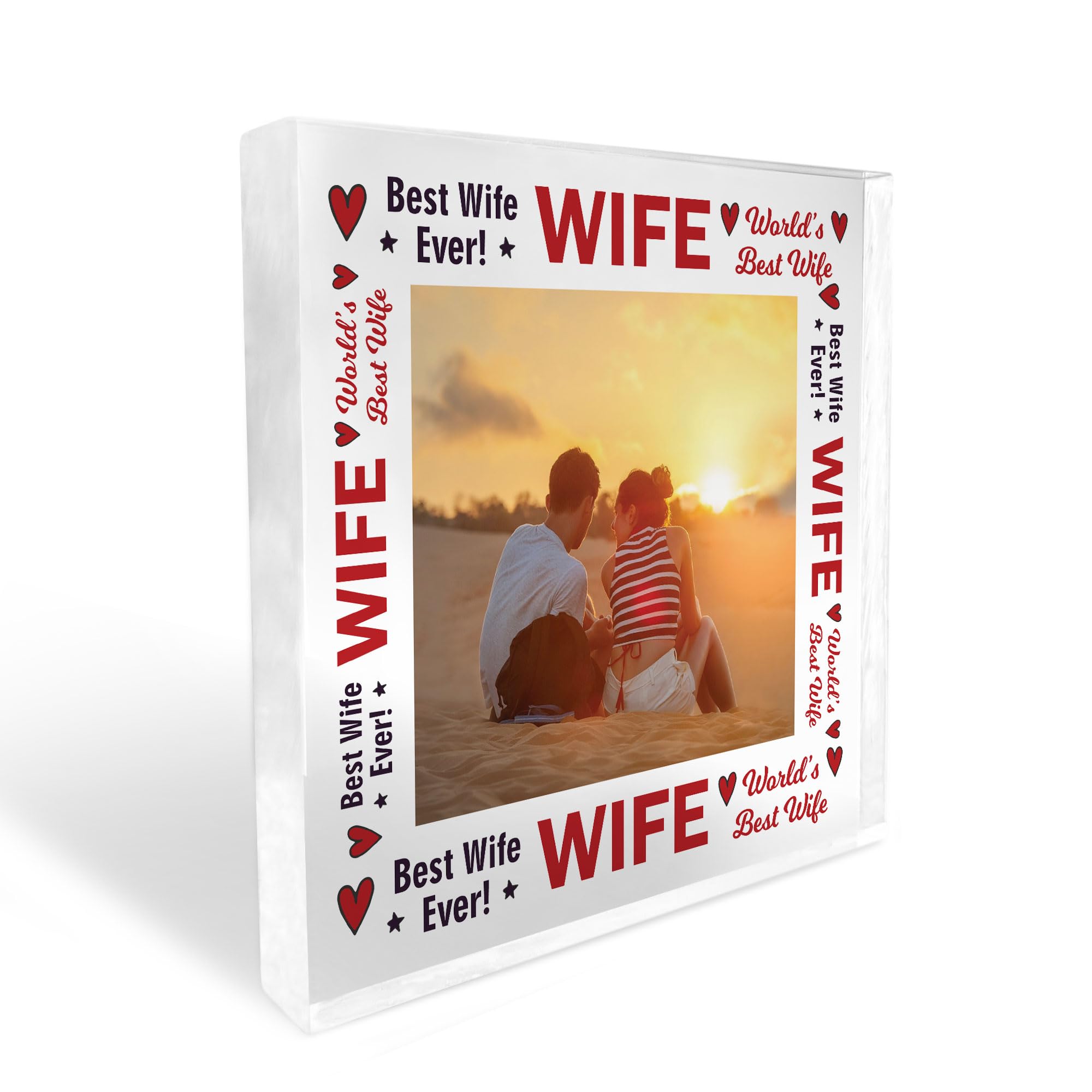 Red Ocean Personalised Gift For Wife Valentines Day Gift Annniversary Present Birthday Gift For Her Wife Gift Ideas