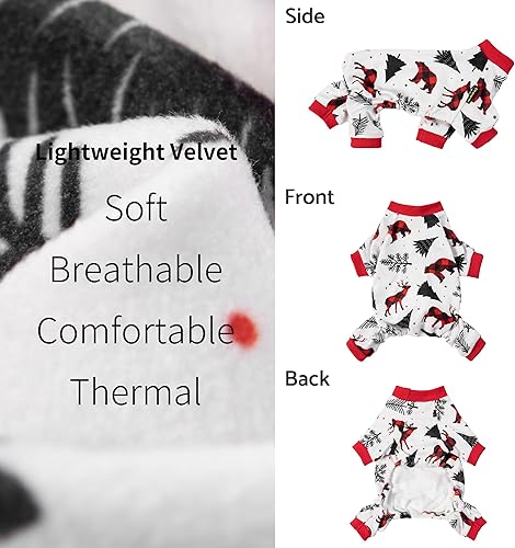 Miniatura 76 de Fitwarm Pijama de Halloween con diseño de murciélago y perro, disfraces divertidos para perros pequeños, niños y niñas, traje para mascotas, verde