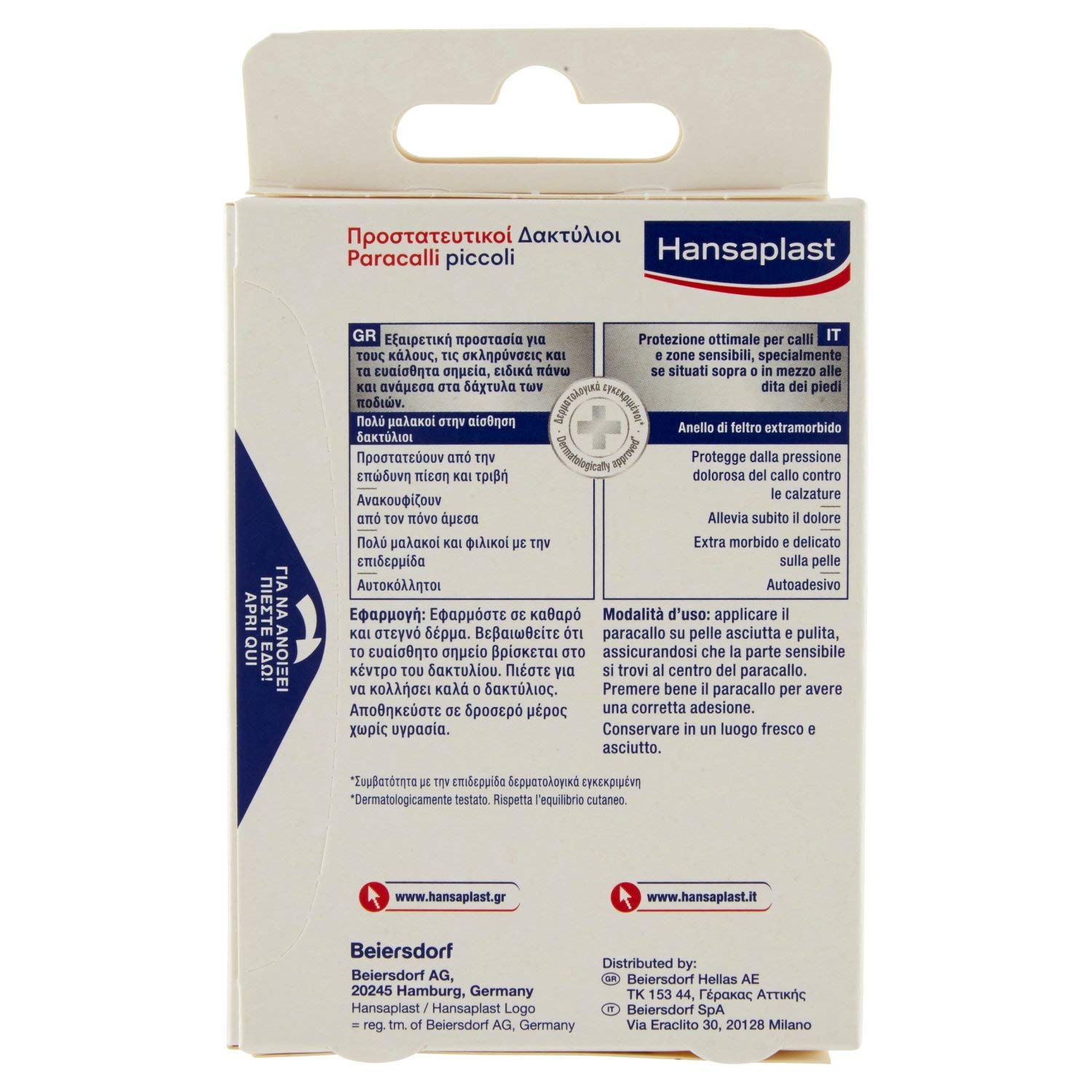 Hansaplast Footcare Małe Parakale 20 Sztuk